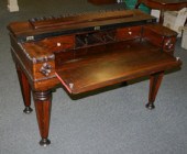 Mahogany and rosewood spinet d