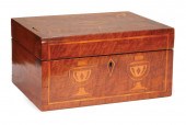 MAHOGANY AND SATINWOOD INLAID