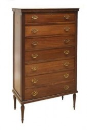 MAHOGANY BACHELOR'S TALL CHEST