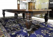 MAHOGANY BANQUET TABLE, ENGLIS