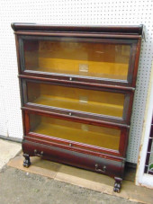 MAHOGANY BARRISTER BOOKCASE BY