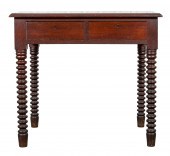 MAHOGANY BOBBIN LEG DESK Mahog