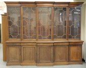 MAHOGANY BOOKCASE/BREAKFRONTMa