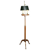 MAHOGANY BOUILLOTTE FLOOR LAMP