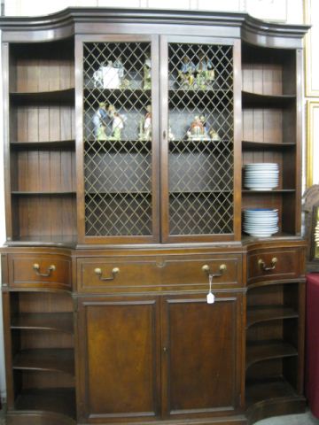 Mahogany Breakfront with desk