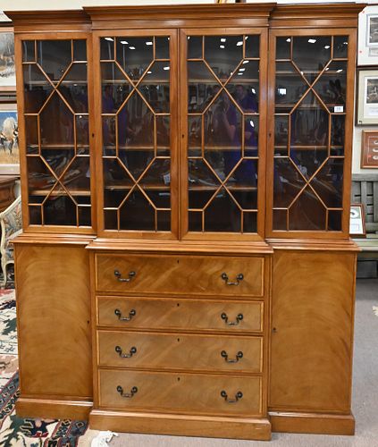 MAHOGANY BREAKFRONTMahogany