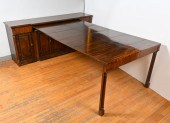 MAHOGANY BUFFET W/ PULL OUT TA