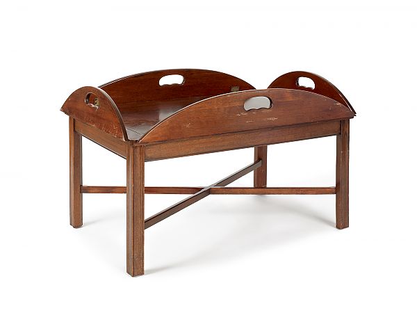 Mahogany butler's tray table by