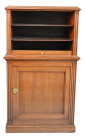 MAHOGANY CABINET, HAVING SLIDI