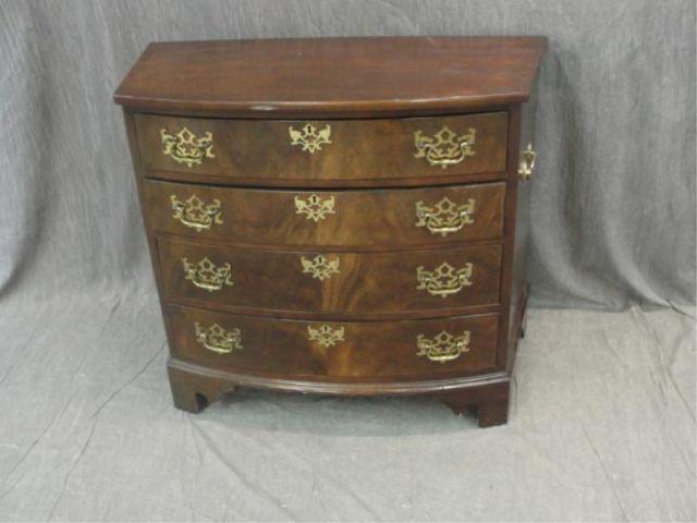Mahogany Campaign Style 4 Drawer