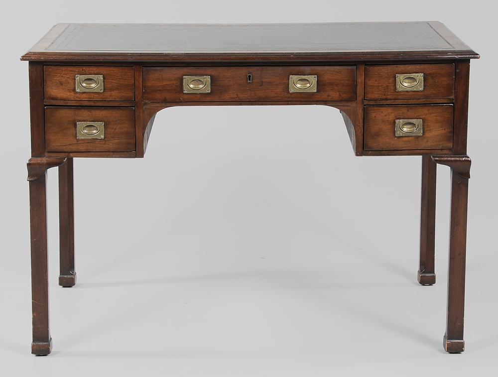 Mahogany Campaign Style Desk