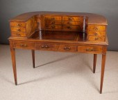 MAHOGANY CARLTON HOUSE DESK, A