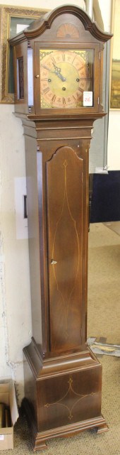 MAHOGANY CASED GRANDMOTHER FLO
