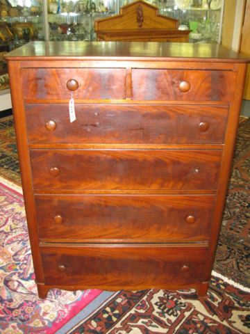 Mahogany Chest of Drawers signed