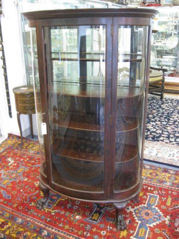 Mahogany China Cabinet bowfront