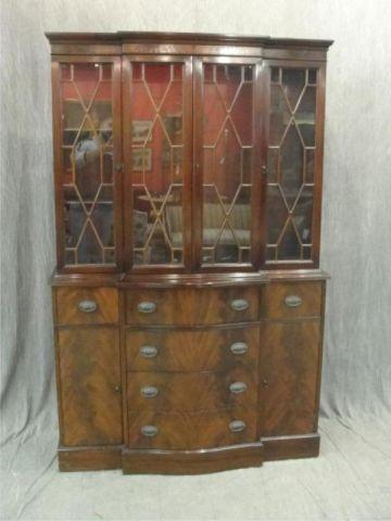 Mahogany China Cabinet From a New