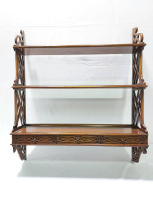 MAHOGANY CHINESE CHIPPENDALE S