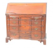 MAHOGANY CHIPPENDALE DESK HAVI