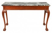 MAHOGANY CHIPPENDALE STYLE MAR