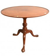 MAHOGANY CHIPPENDALE TIP AND T