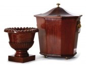 Mahogany coalbox late 19th/ear