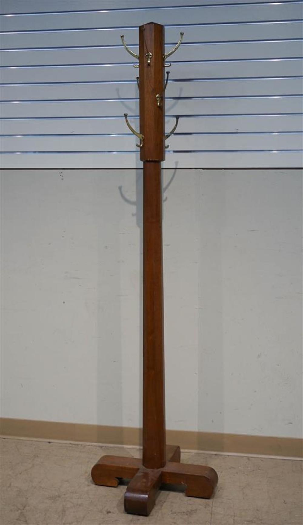 MAHOGANY COAT/HAT RACKMahogany