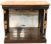 MAHOGANY CONSOLE TABLEMahogany
