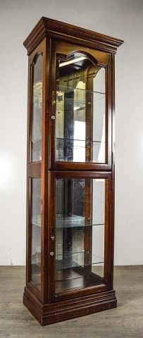 MAHOGANY CURIO CABINETMahogany