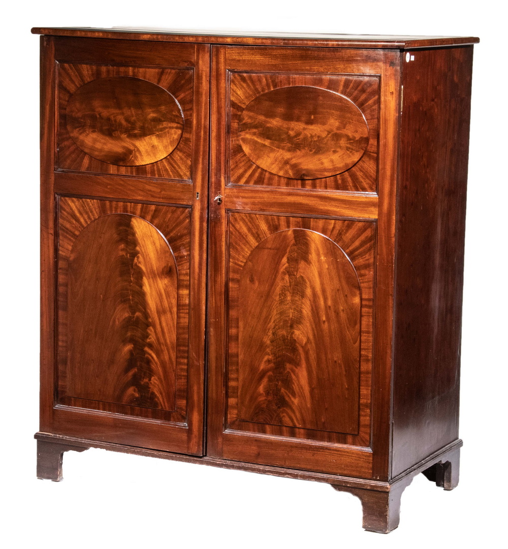 MAHOGANY DESK CABINET Hepplewhite