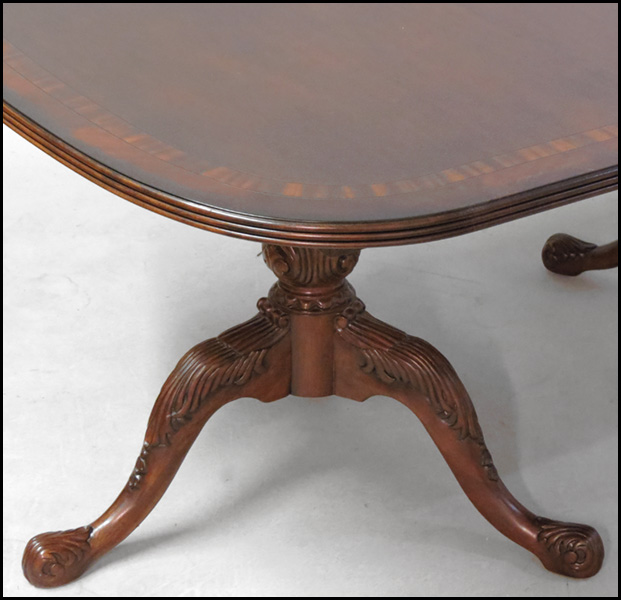 MAHOGANY DINING SUITE. Comprising a