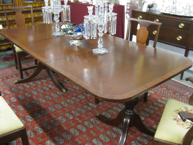 Mahogany Dining Table double