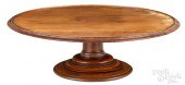 MAHOGANY DISHED TOP LAZY SUSAN
