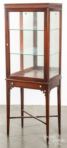 MAHOGANY DISPLAY CABINETMahogany