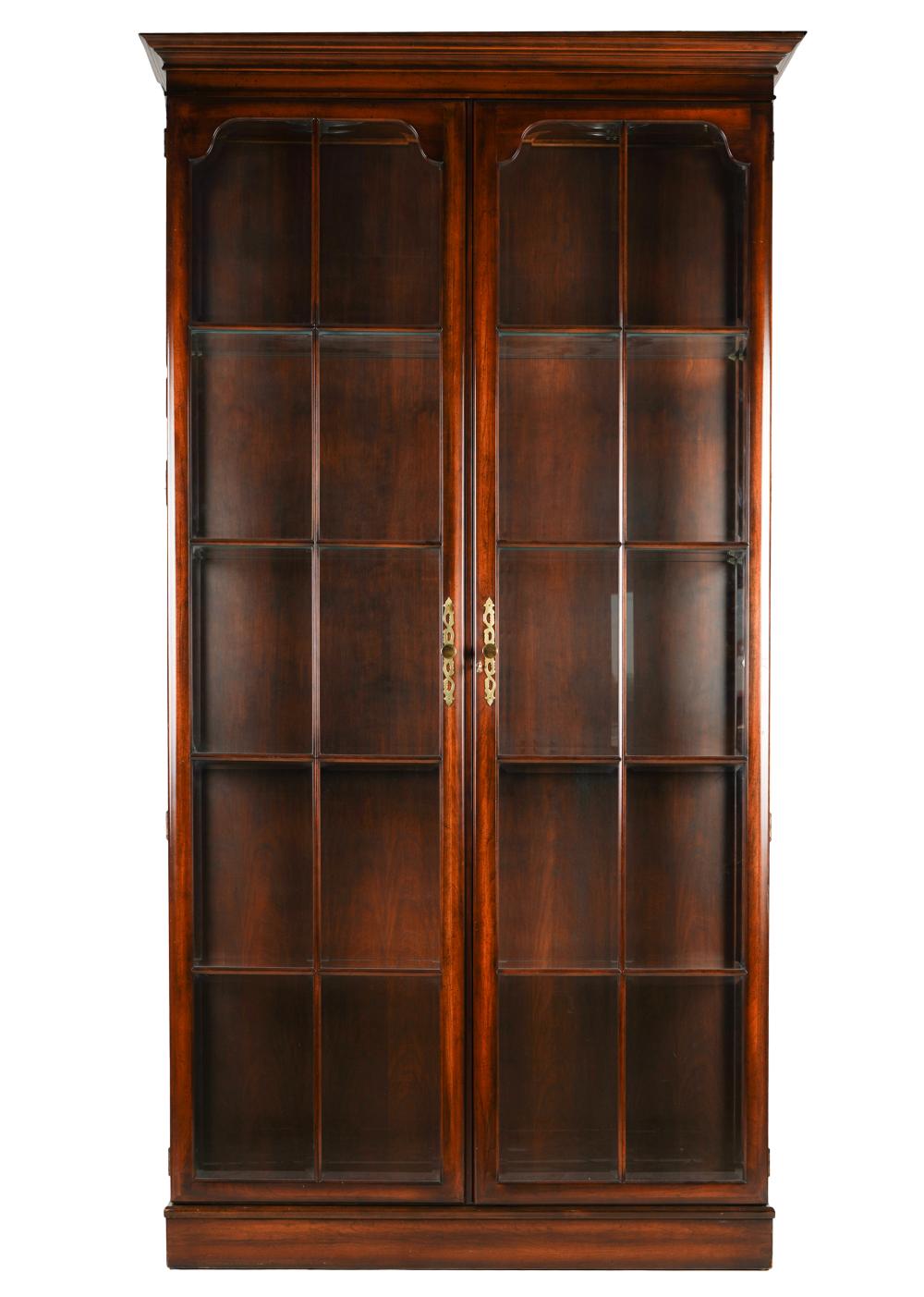 MAHOGANY DISPLAY CABINETthe