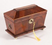 MAHOGANY DOUBLE COMPARTMENT TE
