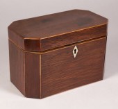 MAHOGANY DOUBLE COMPARTMENT TE