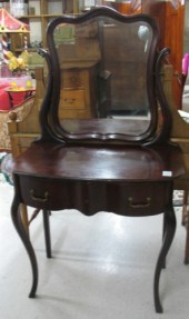 MAHOGANY DRESSING TABLE WITH M