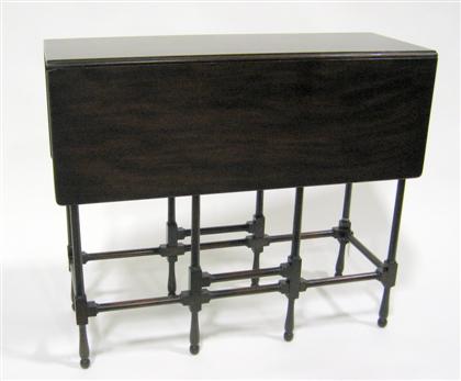 Mahogany drop leaf gateleg side