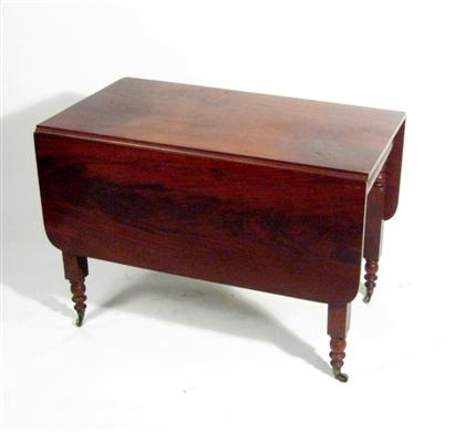 Mahogany drop leaf table    19th