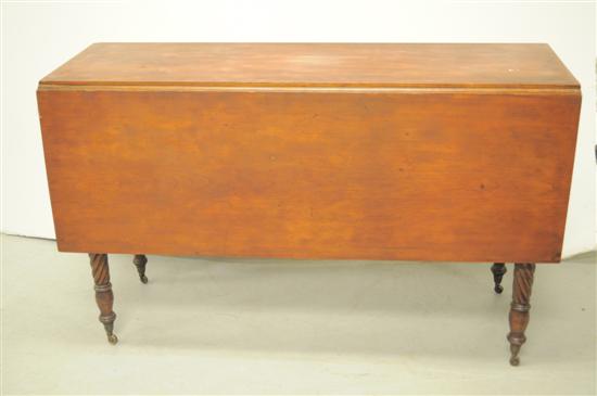 Mahogany drop leaf table  drop