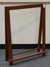 MAHOGANY EASEL-BACK PAINTING S