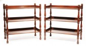 MAHOGANY ETAGERES, "BEACON HIL
