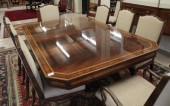 MAHOGANY EXTENDING DINING TABL