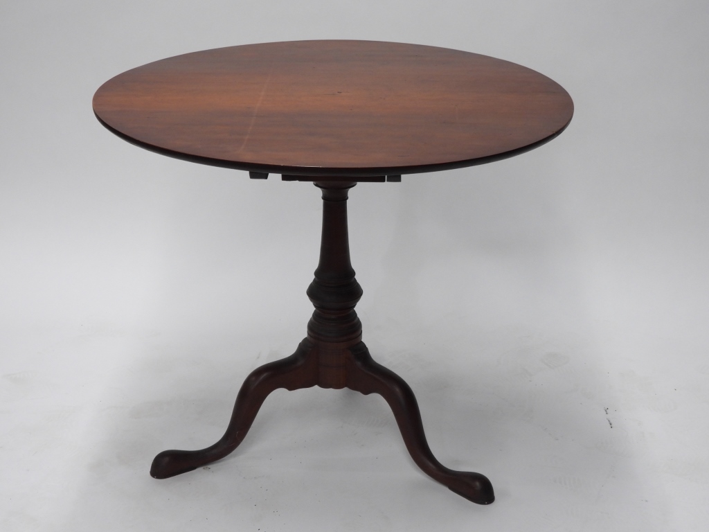 MAHOGANY FEDERAL BIRD CAGE TILT TOP