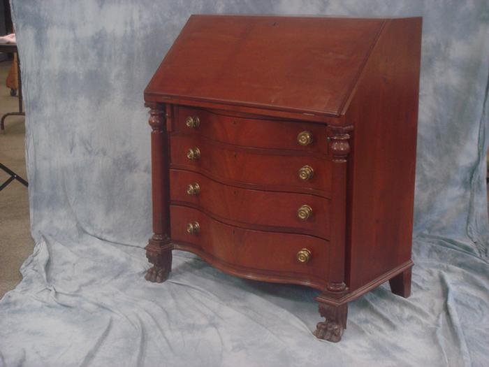 Mahogany Federal Revival slant
