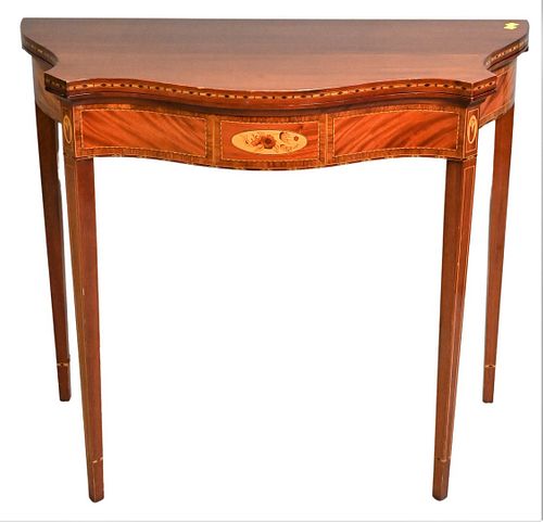 MAHOGANY FEDERAL STYLE INLAID GAMES