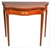 MAHOGANY FEDERAL STYLE INLAID