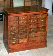MAHOGANY FILING CABINETCa. 190