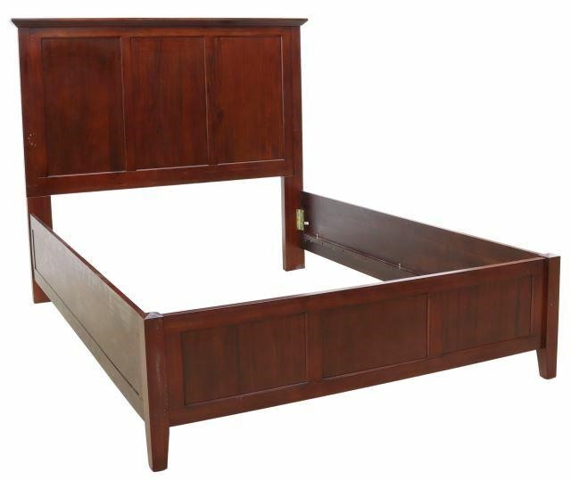 MAHOGANY FINISH HARDWOOD QUEEN SIZE