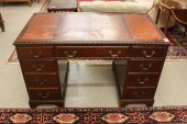 MAHOGANY FLAT-TOP DOUBLE-PEDES